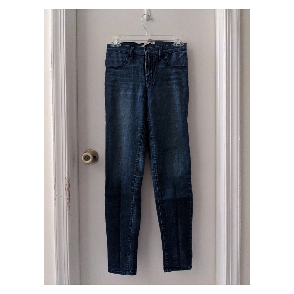 J brand worn skinny jeans